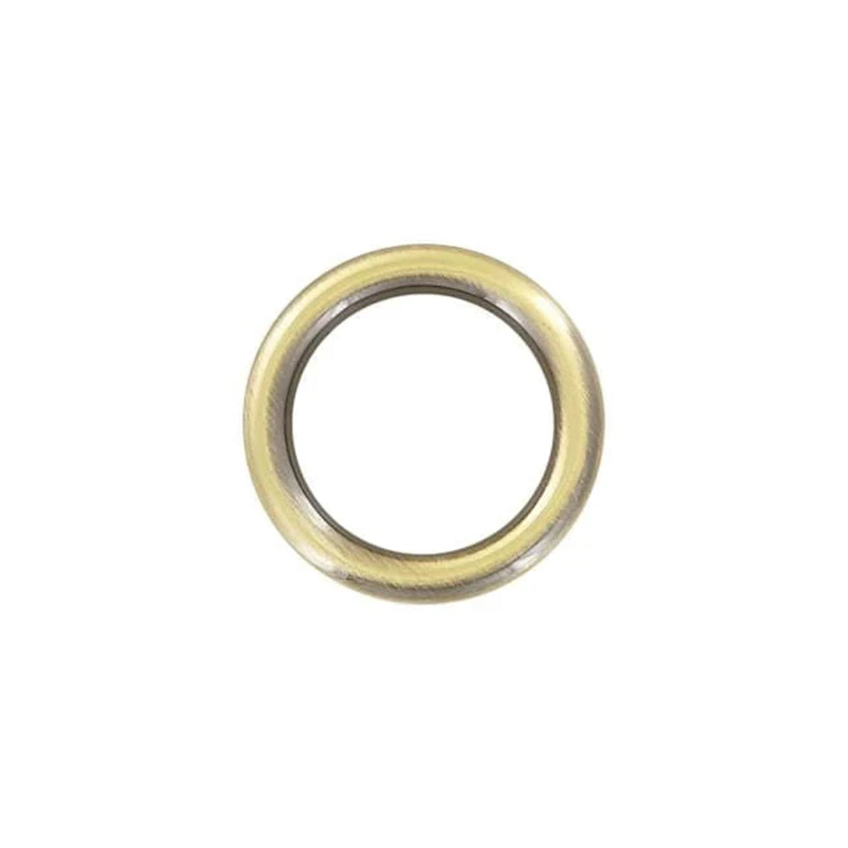 3/4" Antique Brass, Solid Round Ring, Zinc Alloy