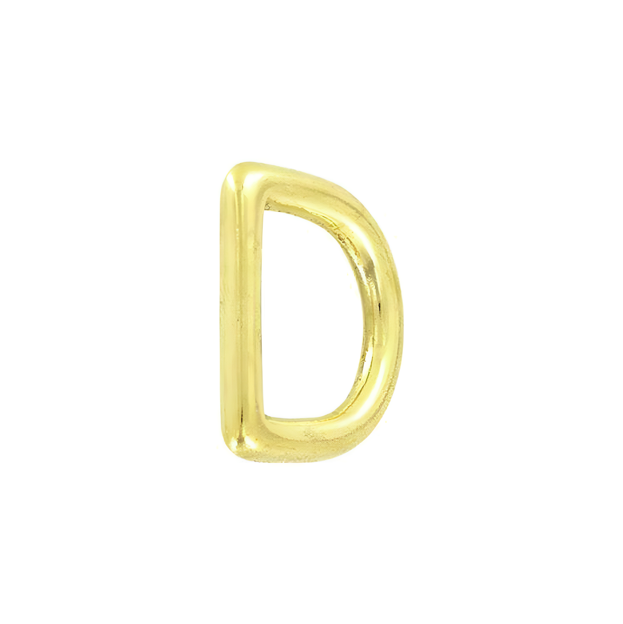 3/4" Brass, Cast D-Ring, Solid Brass