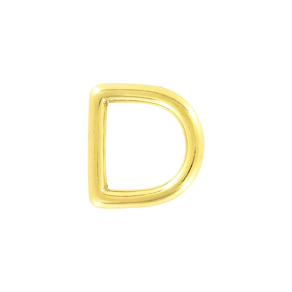 3/4" Brass, Cast D-Ring, Solid Brass