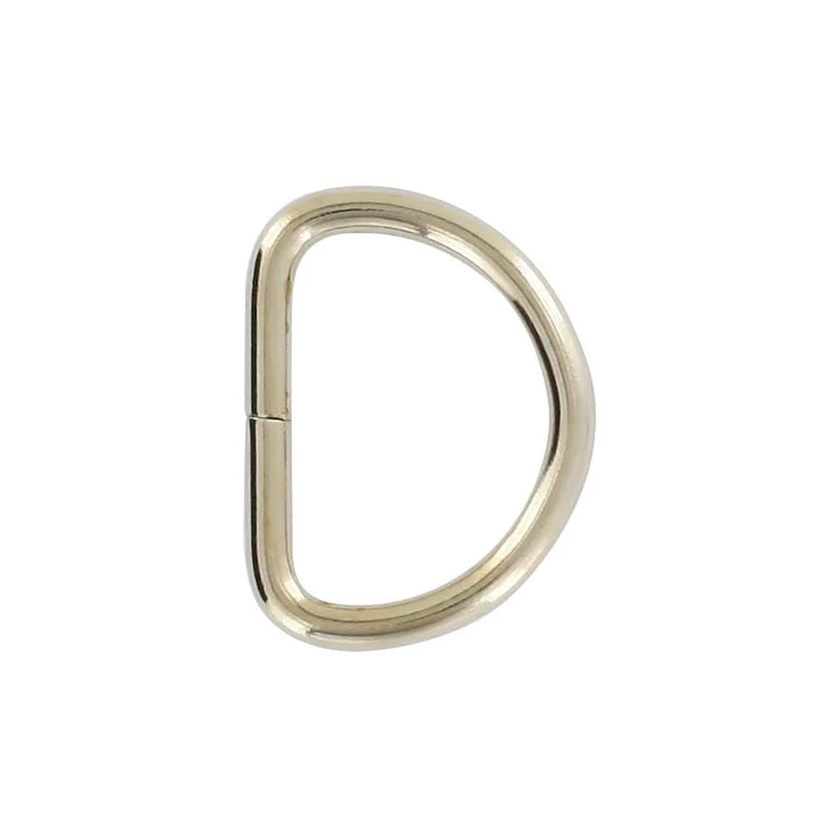 3/4" Nickel, Split D-Ring, Steel