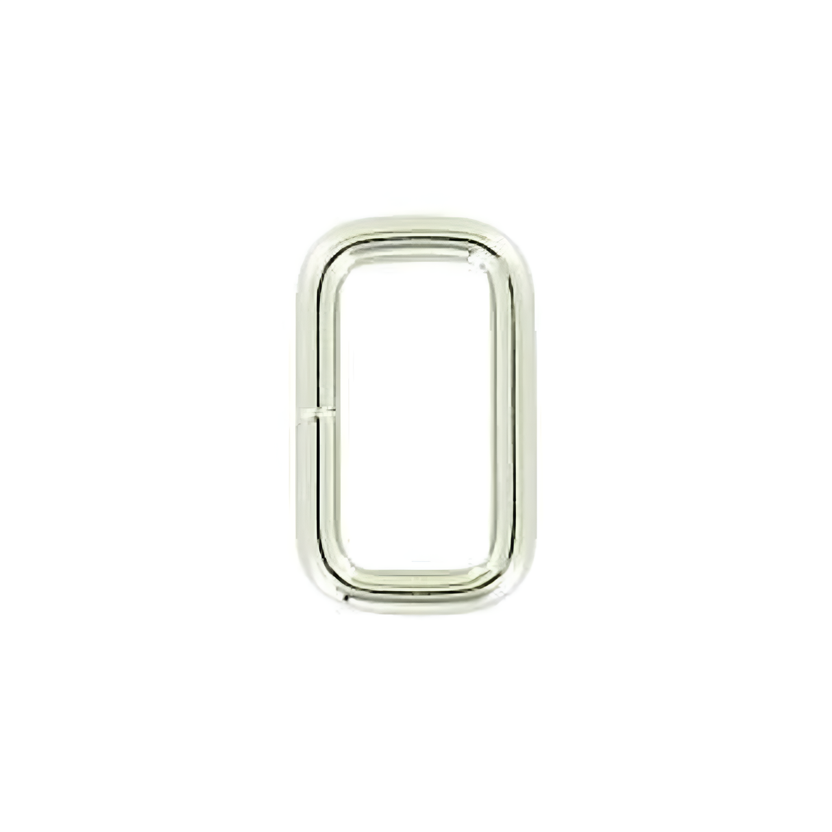 3/4" Shiny Nickel, 1x5/8"Split Rectangular Ring, Steel