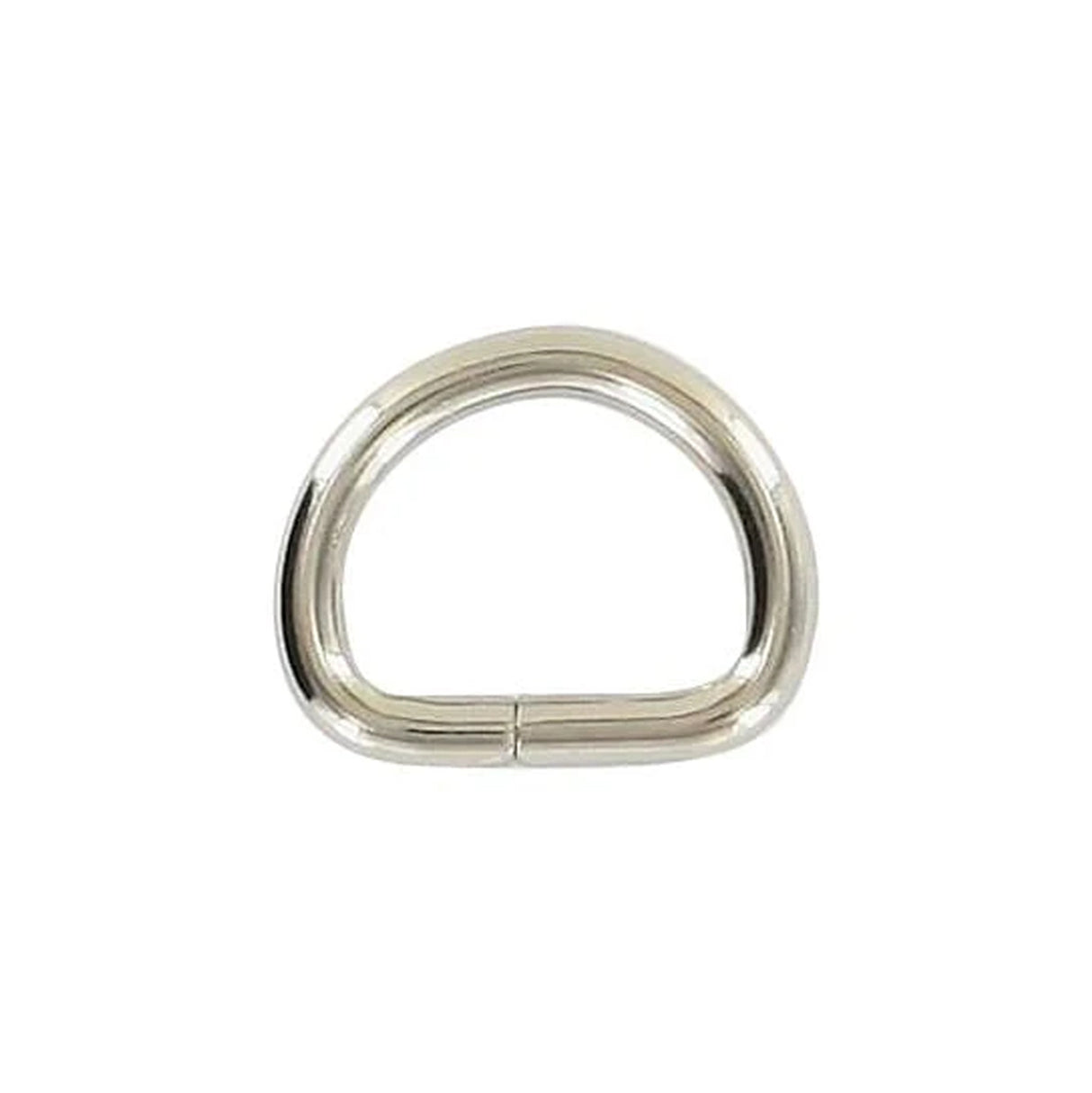 3/8" Nickel, Split D-Ring, Steel