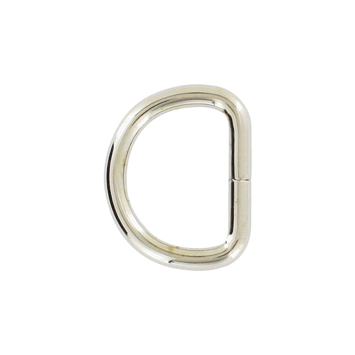 5/8" Nickel, Split D-Ring, Steel