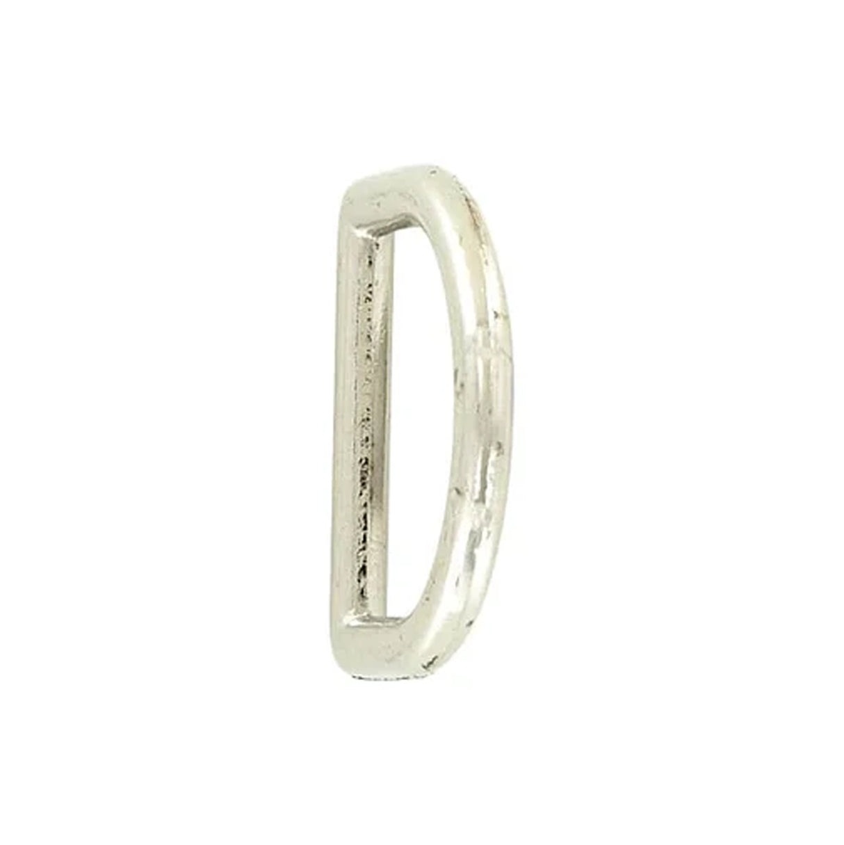 7/8" Shiny Nickel, Cast D-Ring, Zinc Alloy