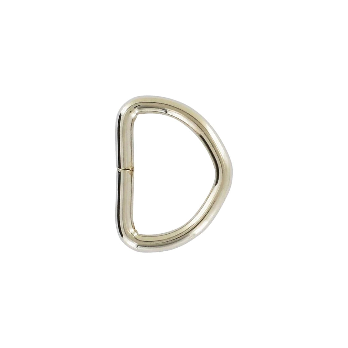 7/8" Shiny Nickel, Split D-Ring,Steel