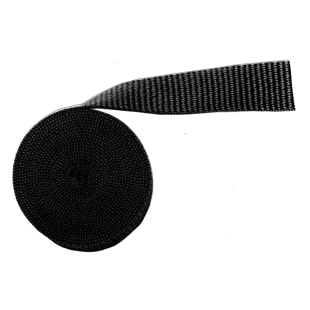1 1/2" Black, Webbing, PolyPropylene