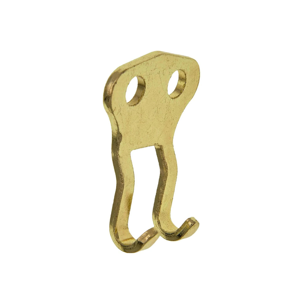 1 1/4" Brass, 2-Hole Gunsling Rifle Hook, Steel