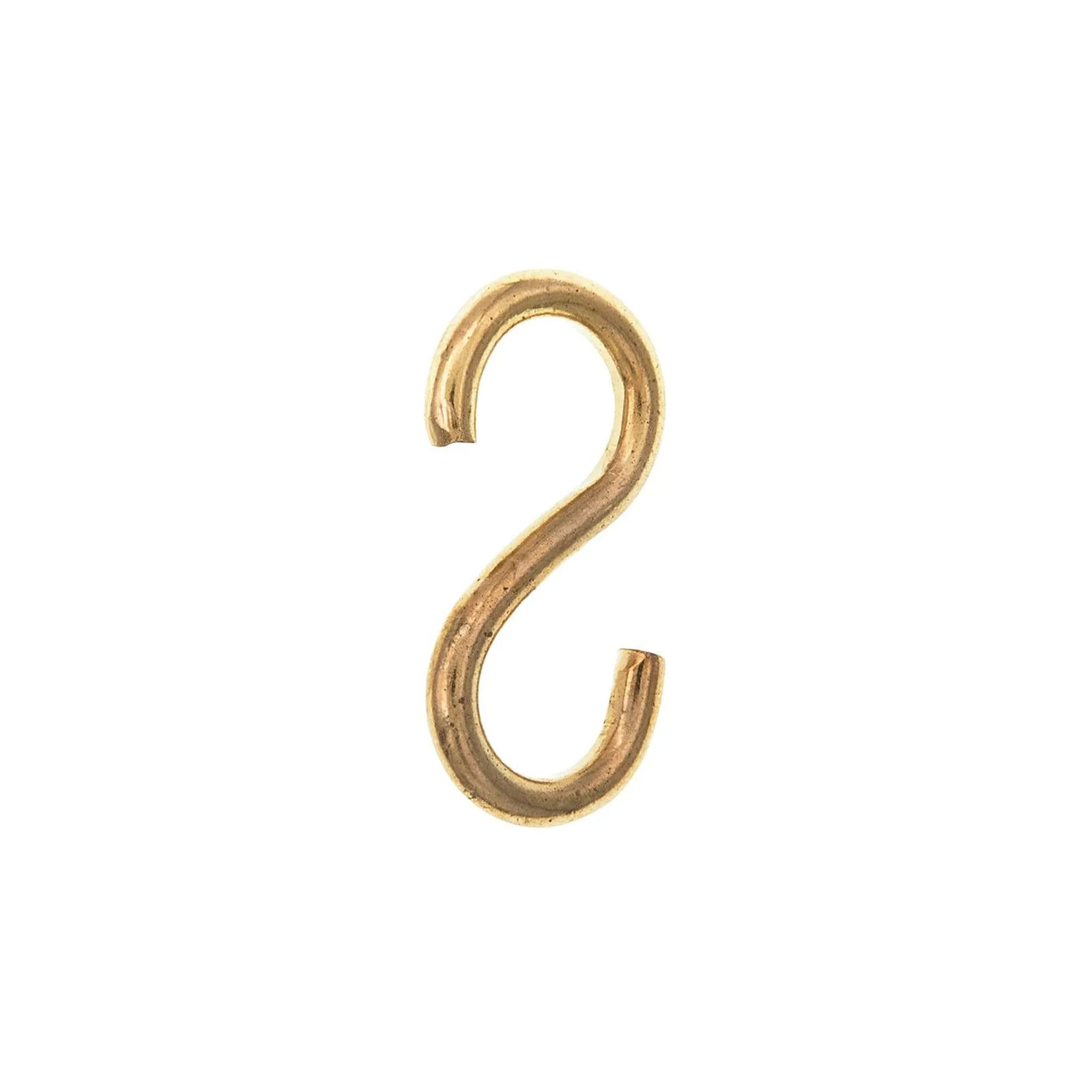 1 1/4 Brass, S-Hook, Steel, #P-1737 – Weaver Leather Supply