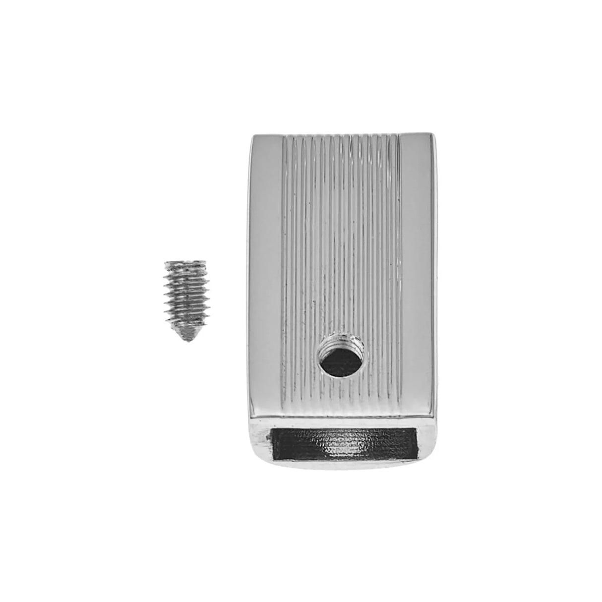 1/4" Shiny Nickel, Strap Tip, Steel