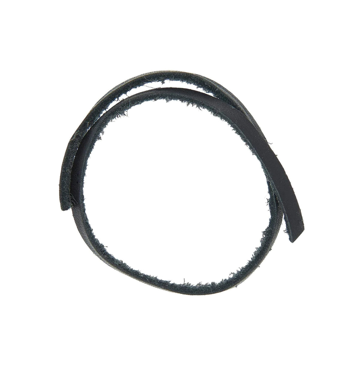 1/8" (3mm)Black, Deertan Lace, Leather
