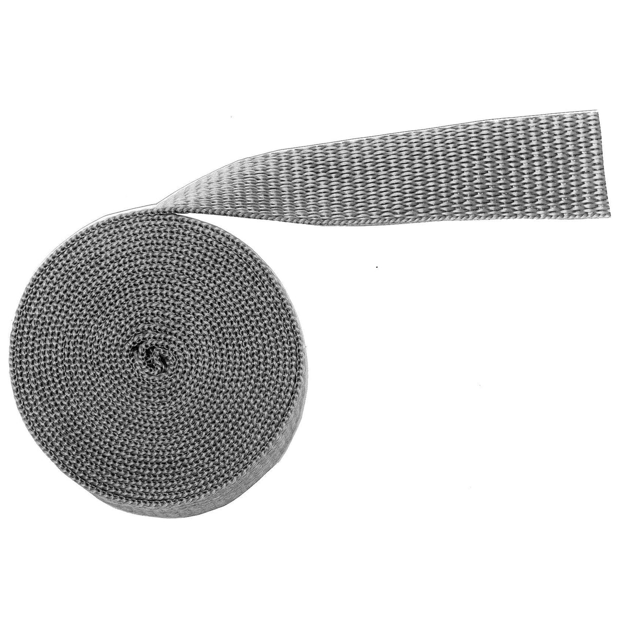 1" Grey, Webbing Medium Weight, PolyPropylene