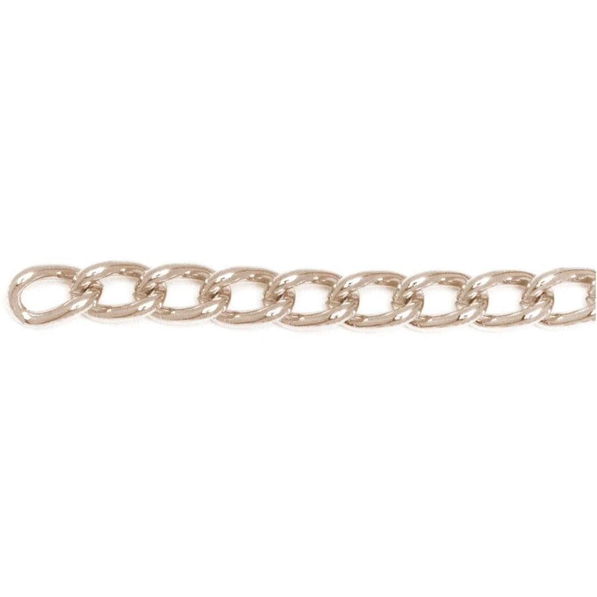 2.59mm Gold, .53oz Curb Purse Chain, Steel