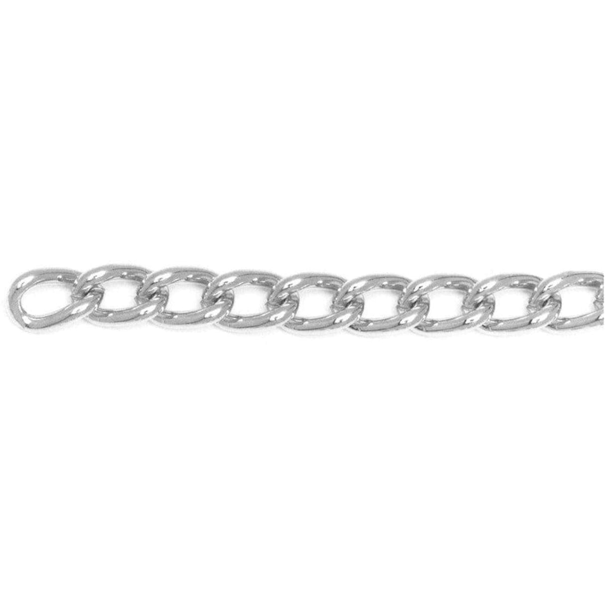 2.59mm Nickel, .53oz Curb Purse Chain, Steel