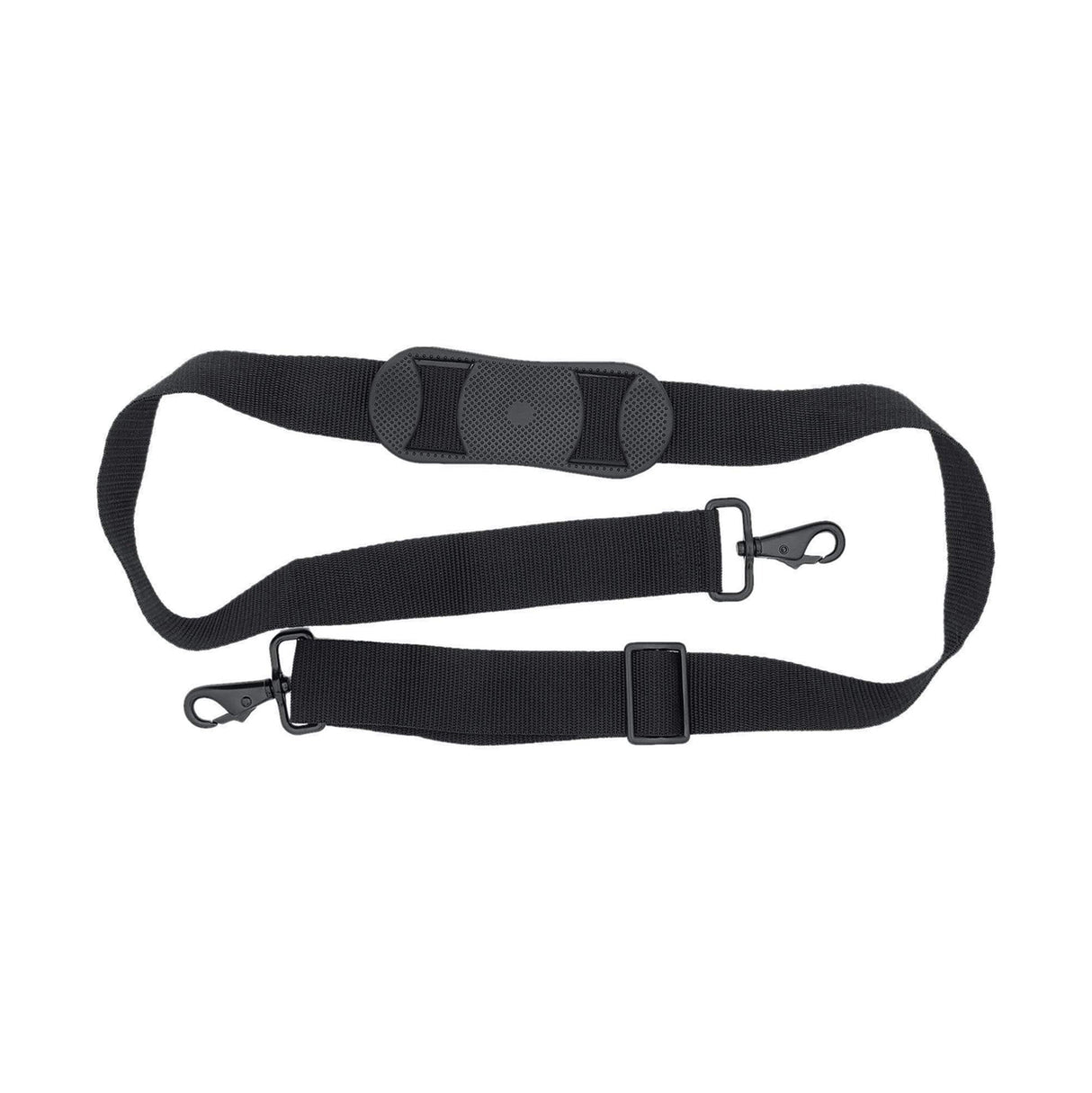 52" Black, Polypro Shoulder Strap with Pad, Polyester