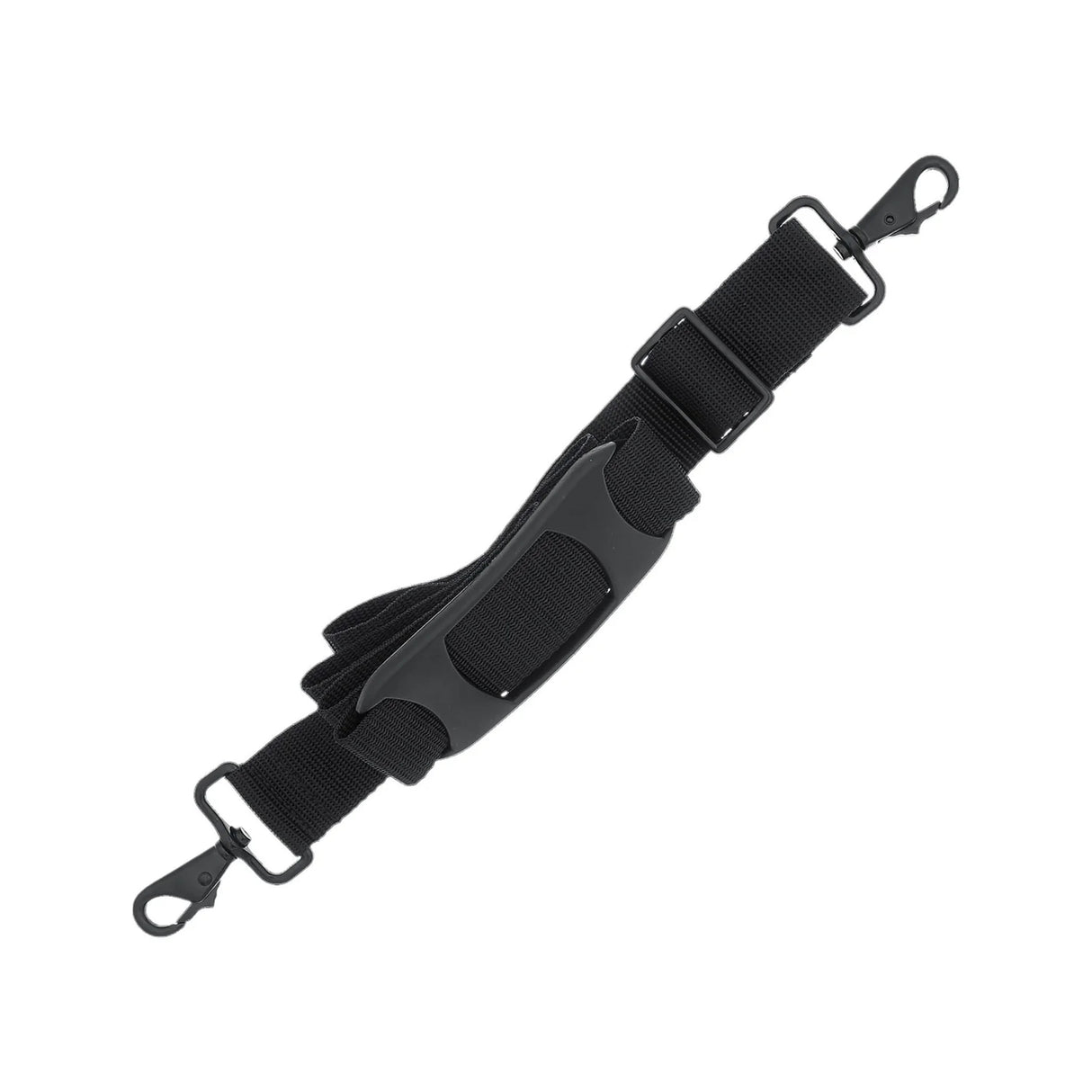 52" Black, Polypro Shoulder Strap with Pad, Polyester