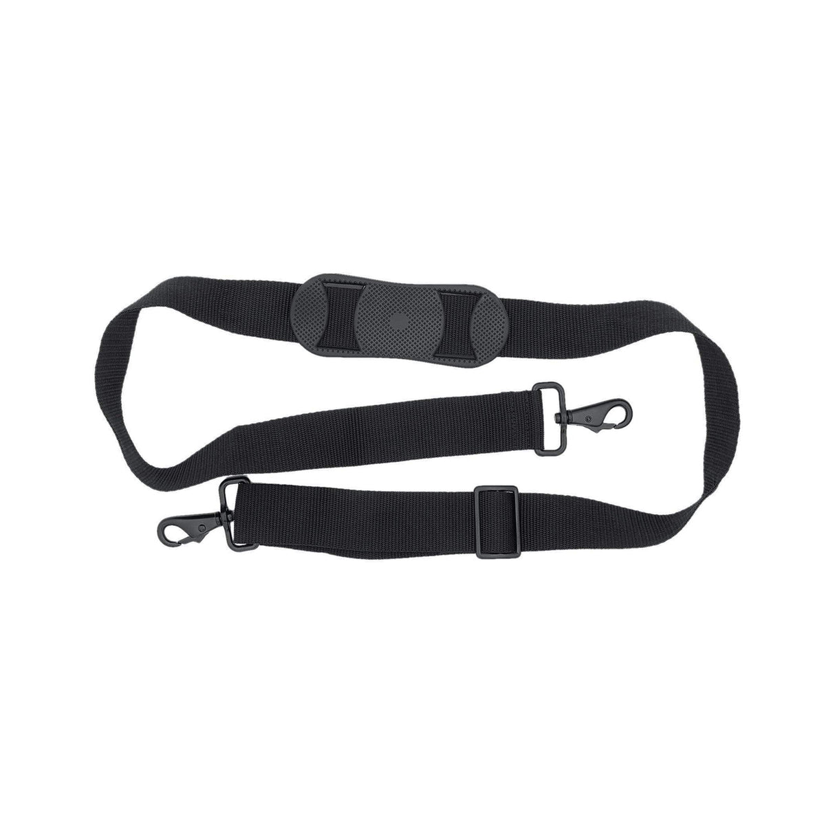 52" Black, Polypro Shoulder Strap with Pad, Polyester