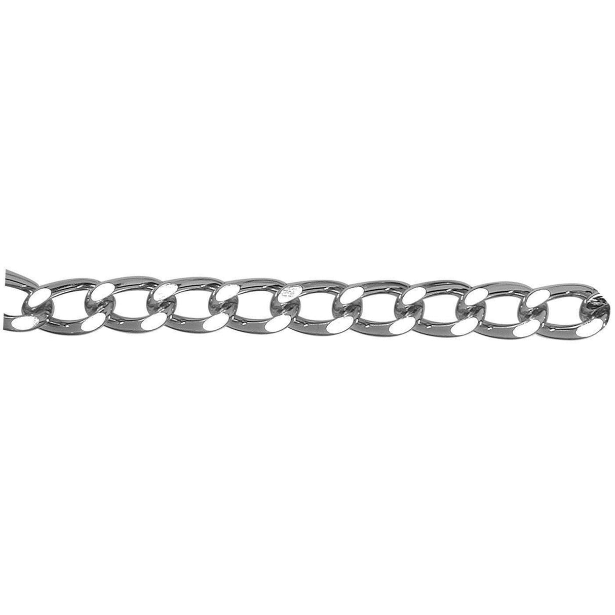 2.59mm Nickel, .5oz Curb Purse Chain, Steel