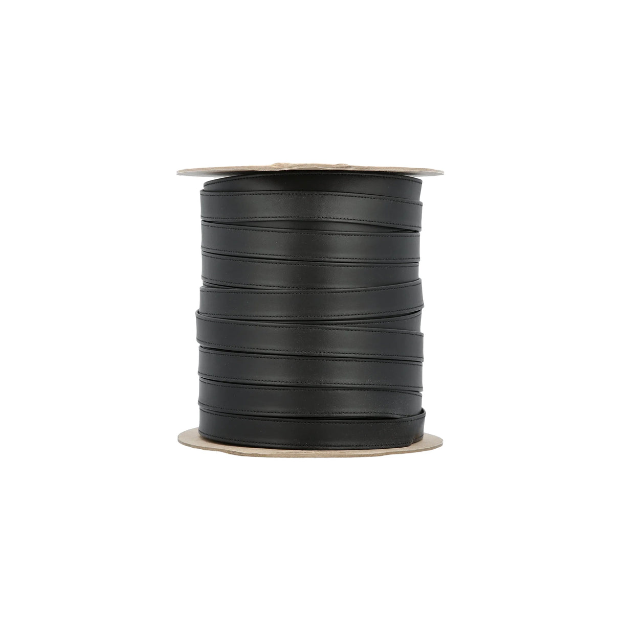 7/8" Black, Leather Strapping, Leather