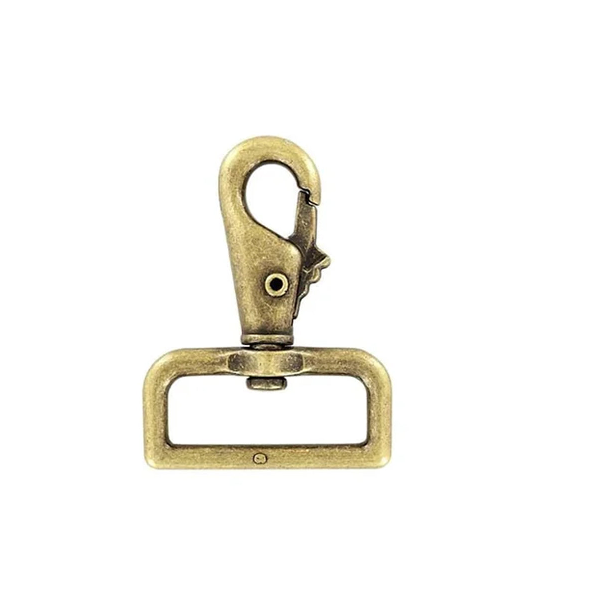1 1/2" Antique Brass, 2 7/16" Lever Swivel Snap Hook, Zinc Alloy
