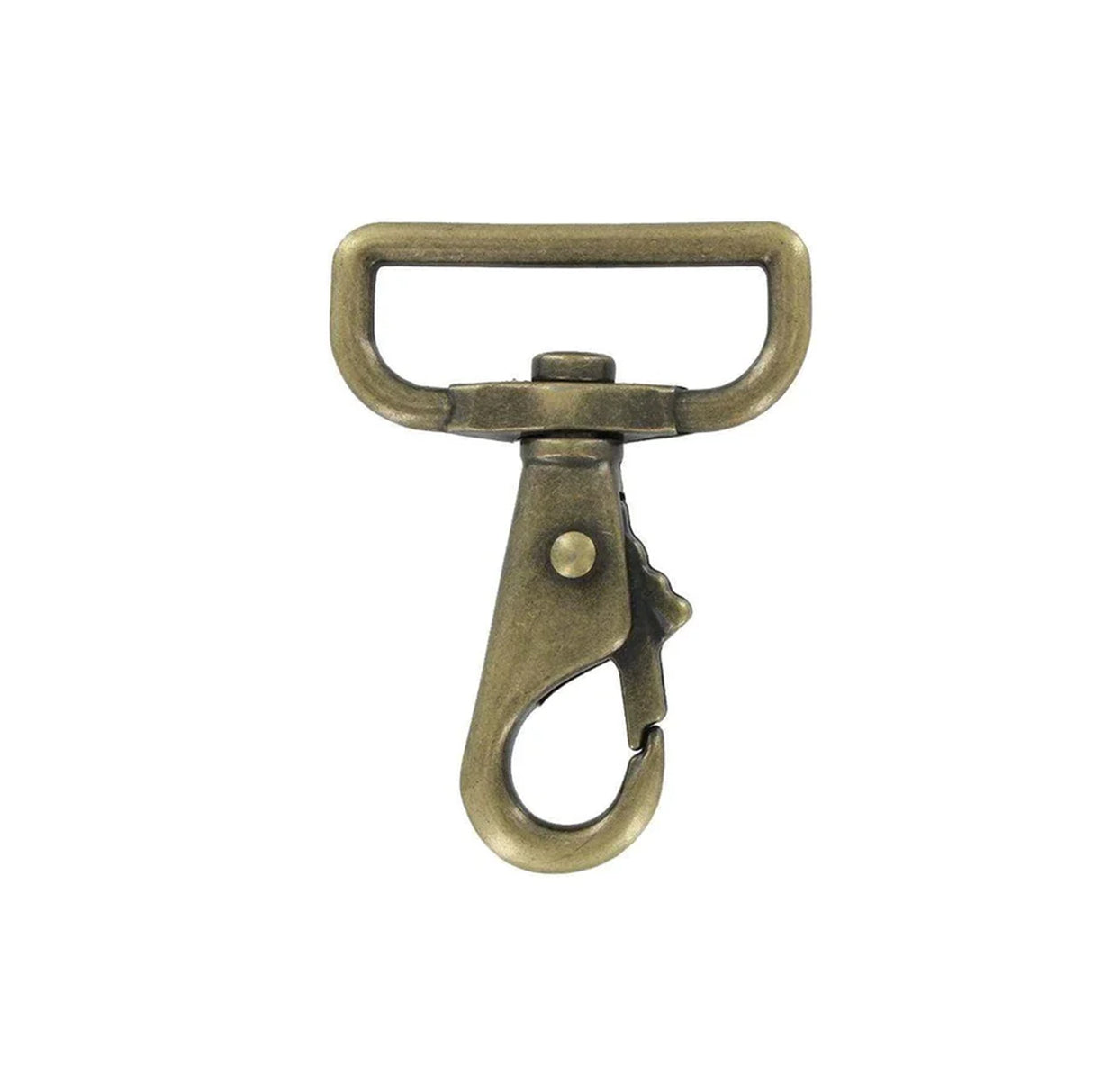 1 1/2" Antique Brass, 2 7/16" Lever Swivel Snap Hook, Zinc Alloy