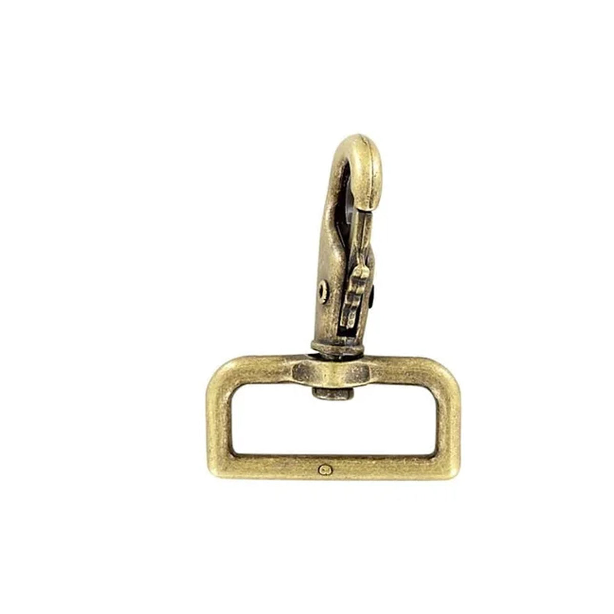1 1/2" Antique Brass, 2 7/16" Lever Swivel Snap Hook, Zinc Alloy