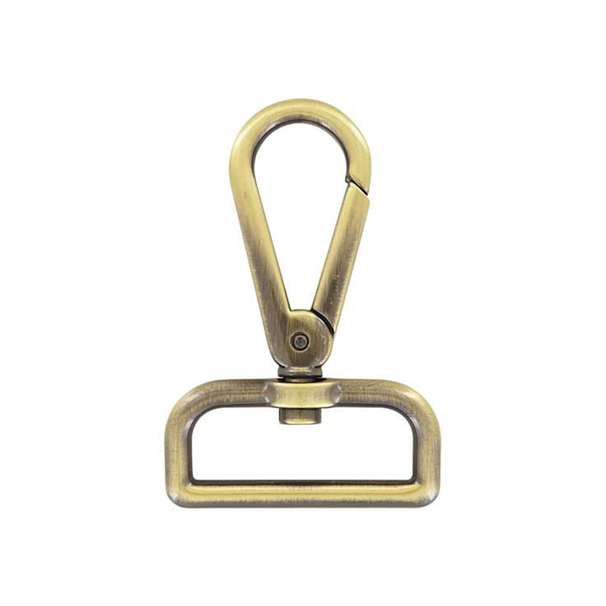 1 1/2" Antique Brass, Lever Swivel Snap Hook, Zinc Alloy-PK4