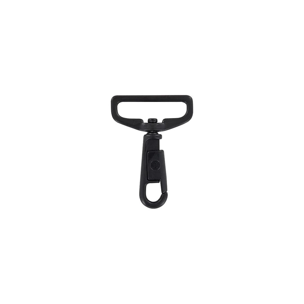 1 1/2" Matte Black, Swivel Snap Hook, Zinc Alloy