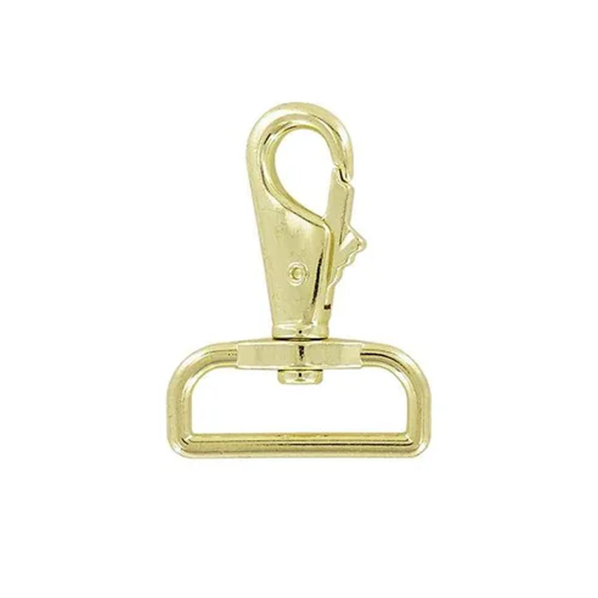 1 1/2" Brass Plated, Lever Swivel Snap Hook, Zinc Alloy