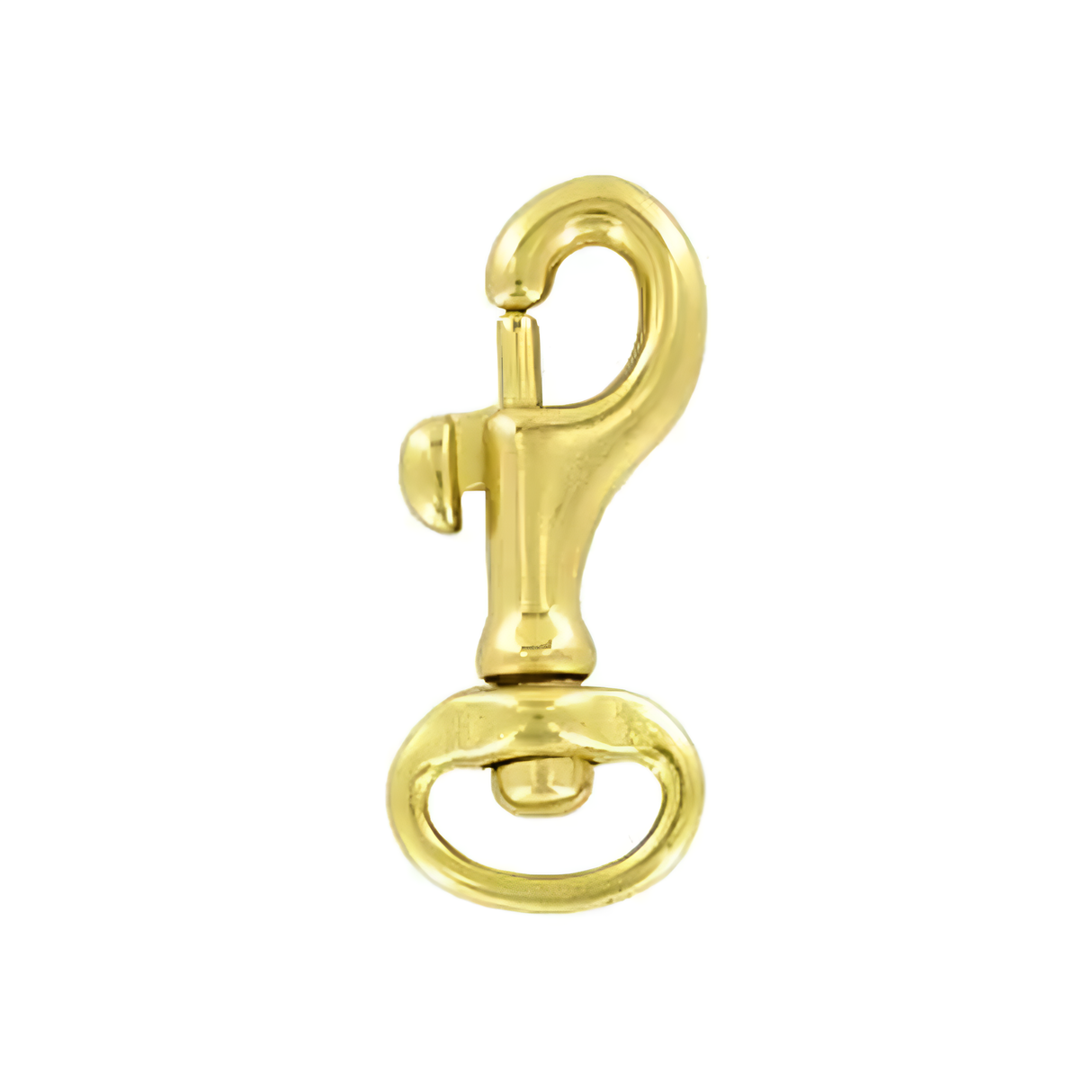1/2" Brass, Bolt Swivel Snap Hook, Solid Brass