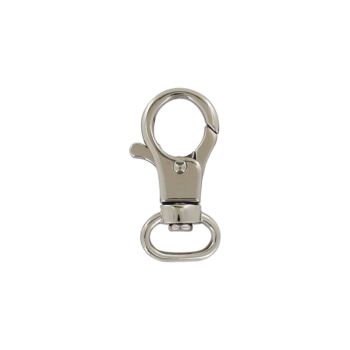 1/2" Nickel, Trigger Swivel Snap Hook, Zinc Alloy