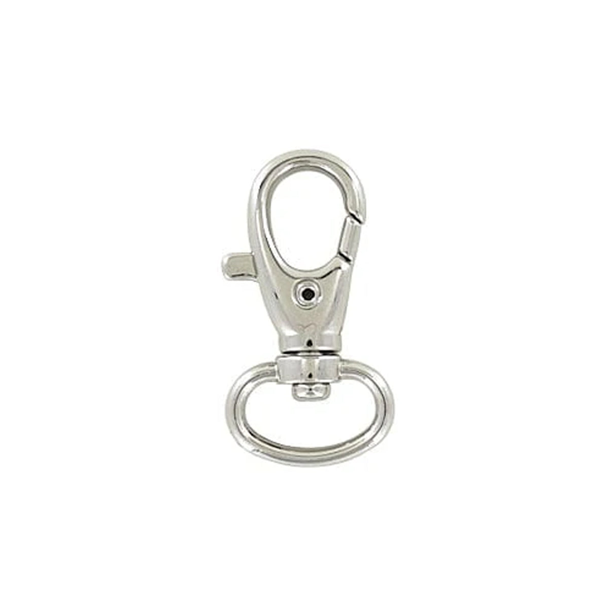 1/2" Shiny Nickel, Trigger Swivel Snap Hook, Zinc Alloy -PK5