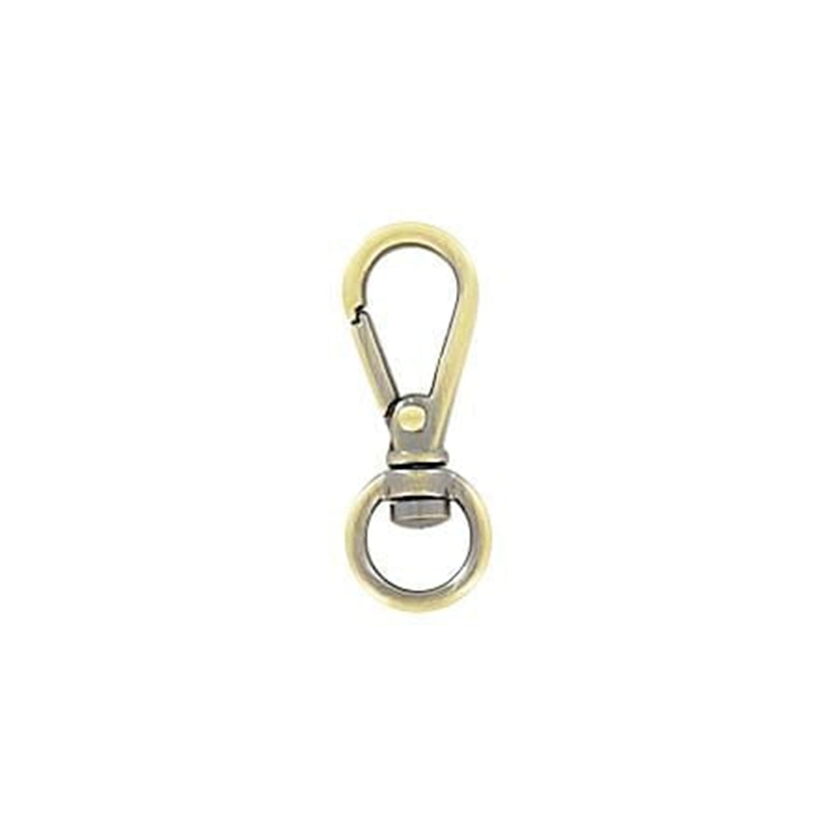 1/4" Antique Brass, Lever Swivel Snap Hook, Zinc Alloy-PK5