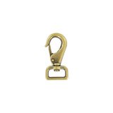 1" Antique Brass, Lever Swivel Snap Hook, Zinc Alloy, #P-2900-ANTB