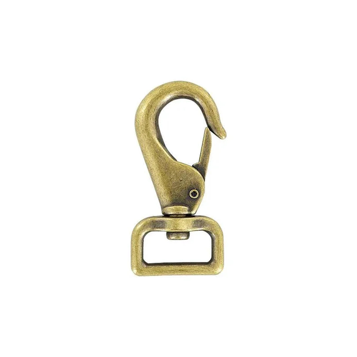 1" Antique Brass, 2 15/16" Lever Swivel Snap Hook, Zinc Alloy