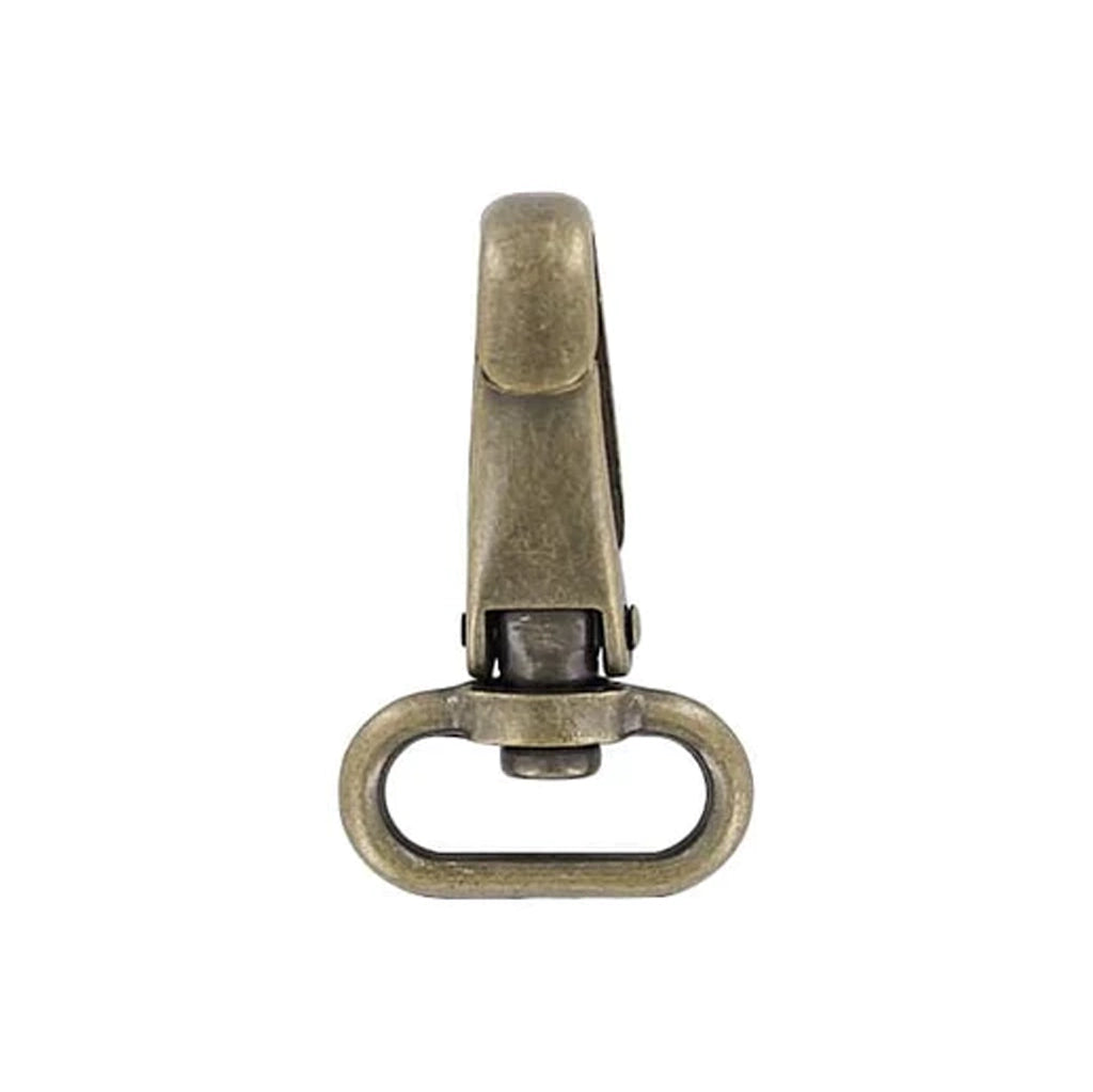 1" Antique Brass, Swivel Snap Hook, Zinc Alloy