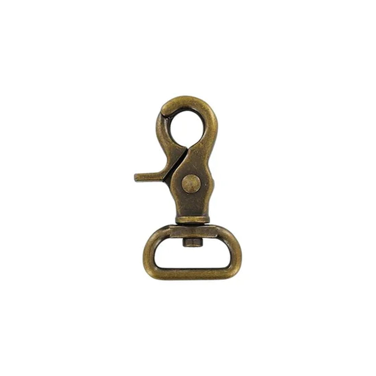 1" Antique Brass, Slim Trigger Swivel Snap Hook, Zinc Alloy