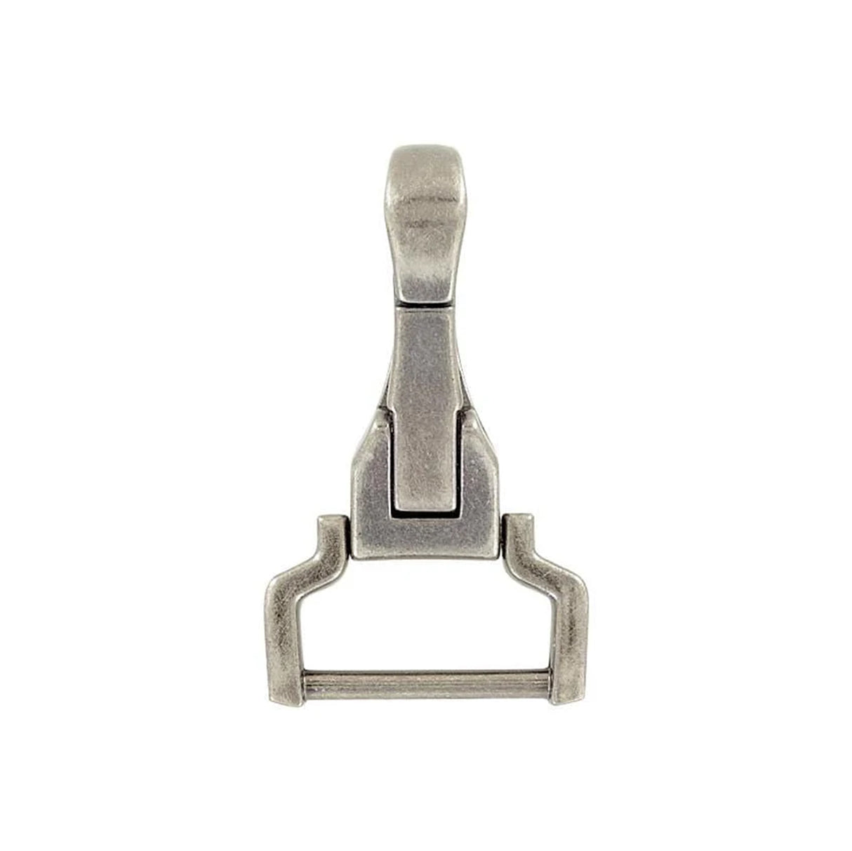 1" Antique Silver, Lever Snap Hook, Zinc Alloy
