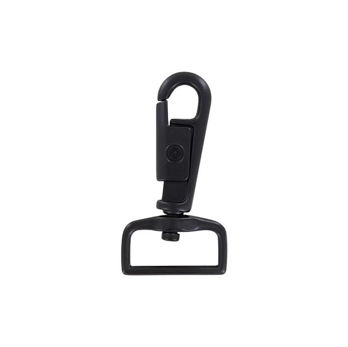 1" Matte Black, Artisan Swivel Snap Hook, Zinc Alloy