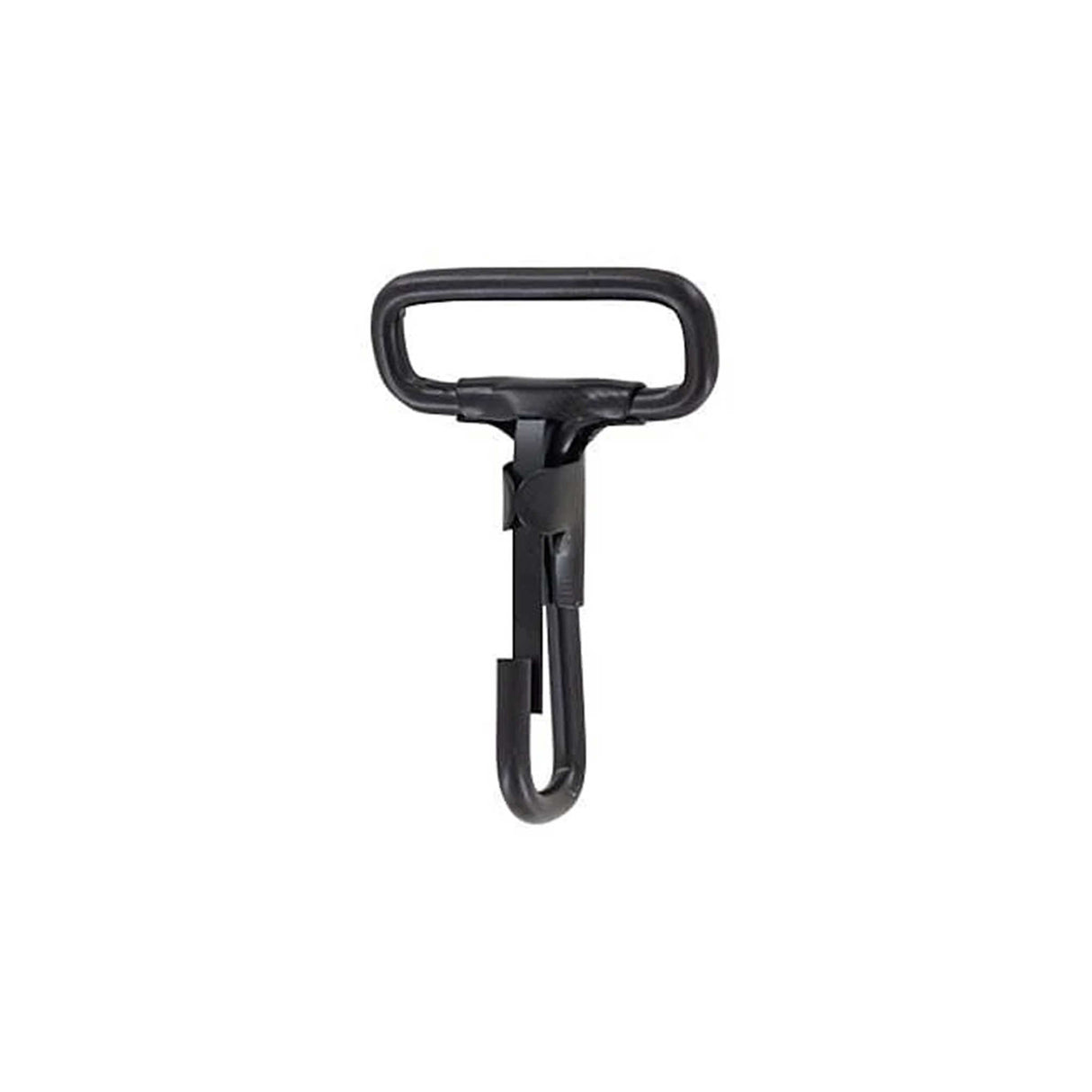 1" Shiny Black, Halter Snap Hook, Steel