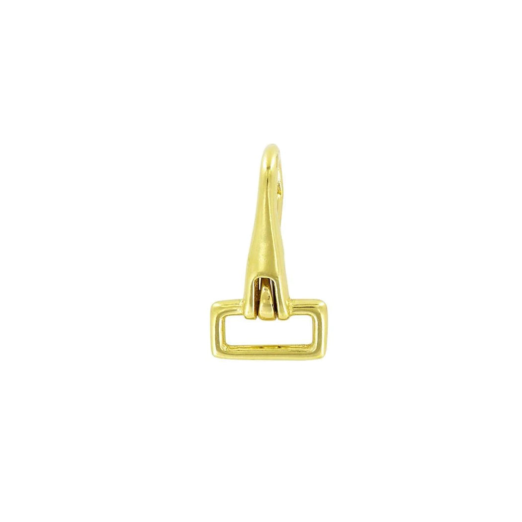 1"Brass, Halter Snap Hook, Solid Brass