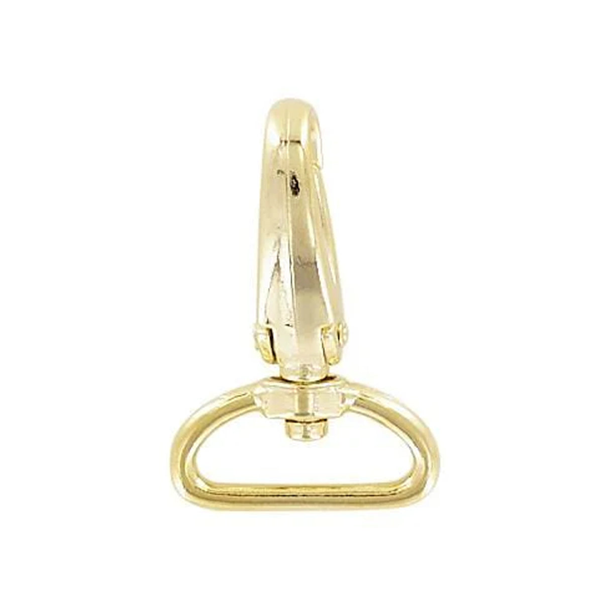 1" Shiny Gold, Lever Swivel Snap Hook, Zinc Alloy-4PK