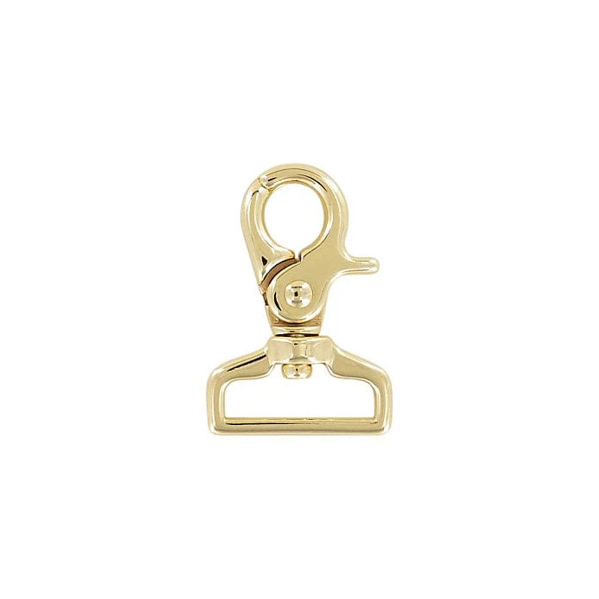 1" Gold, Trigger Swivel Snap Hook, Zinc Alloy-PK4