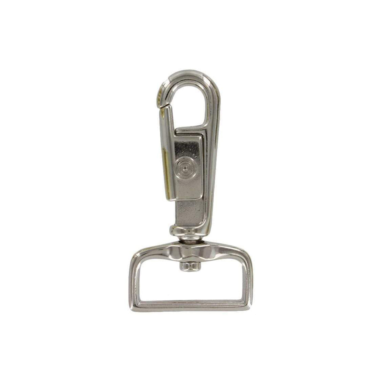 1" Nickel, Artisan Swivel Snap Hook, Zinc Alloy