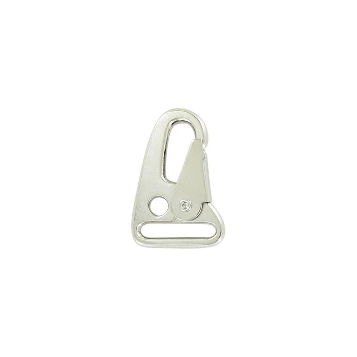 1" Nickel, Lever Snap Hook, Zinc Alloy