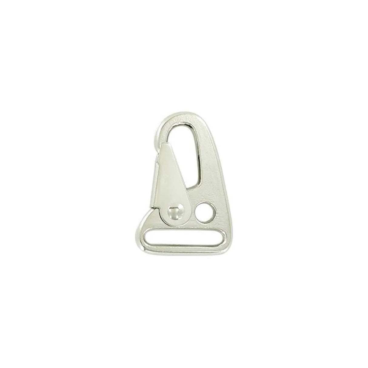 1" Nickel, Lever Snap Hook, Zinc Alloy