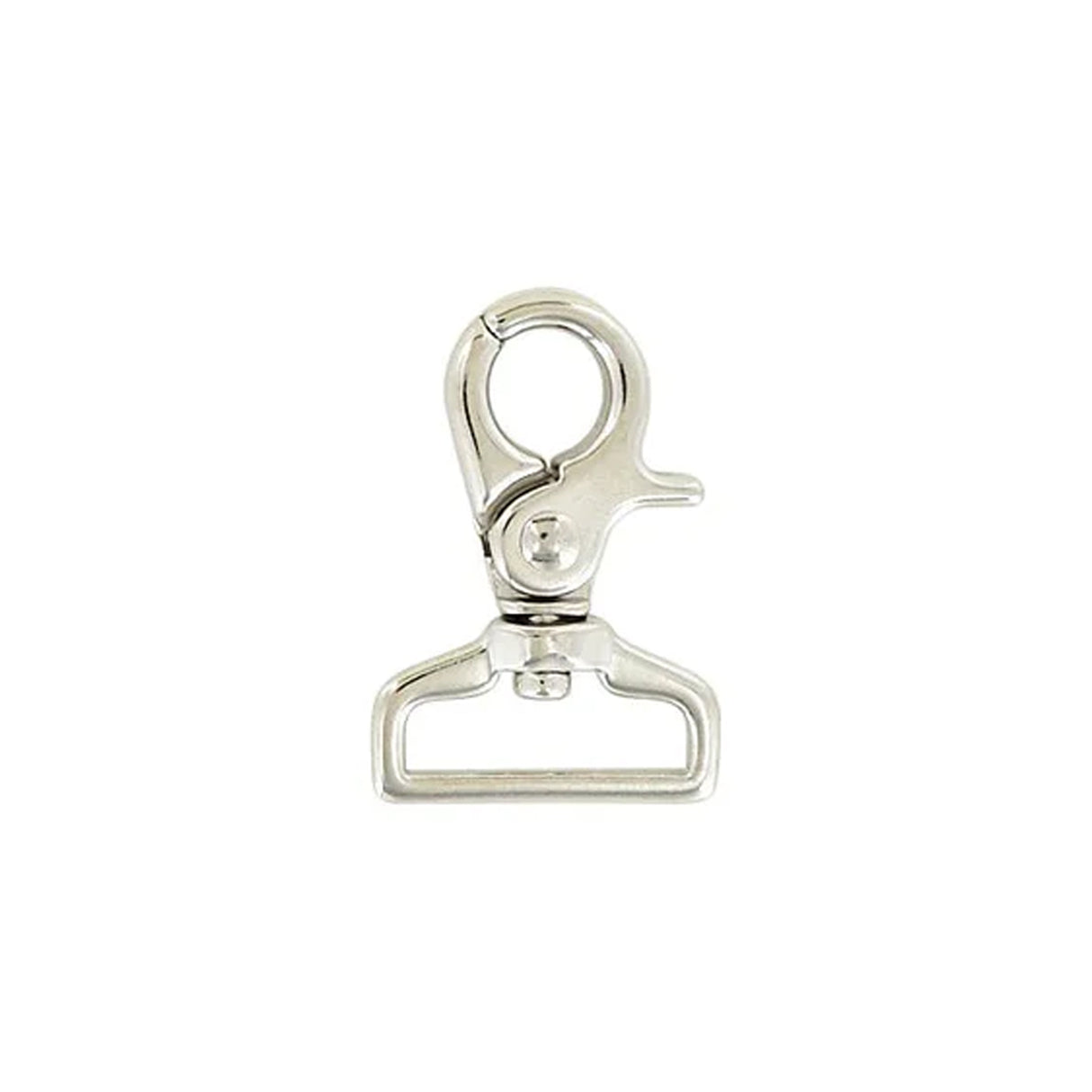 1" Nickel, Trigger Swivel Snap Hook, Zinc Alloy- 4pk