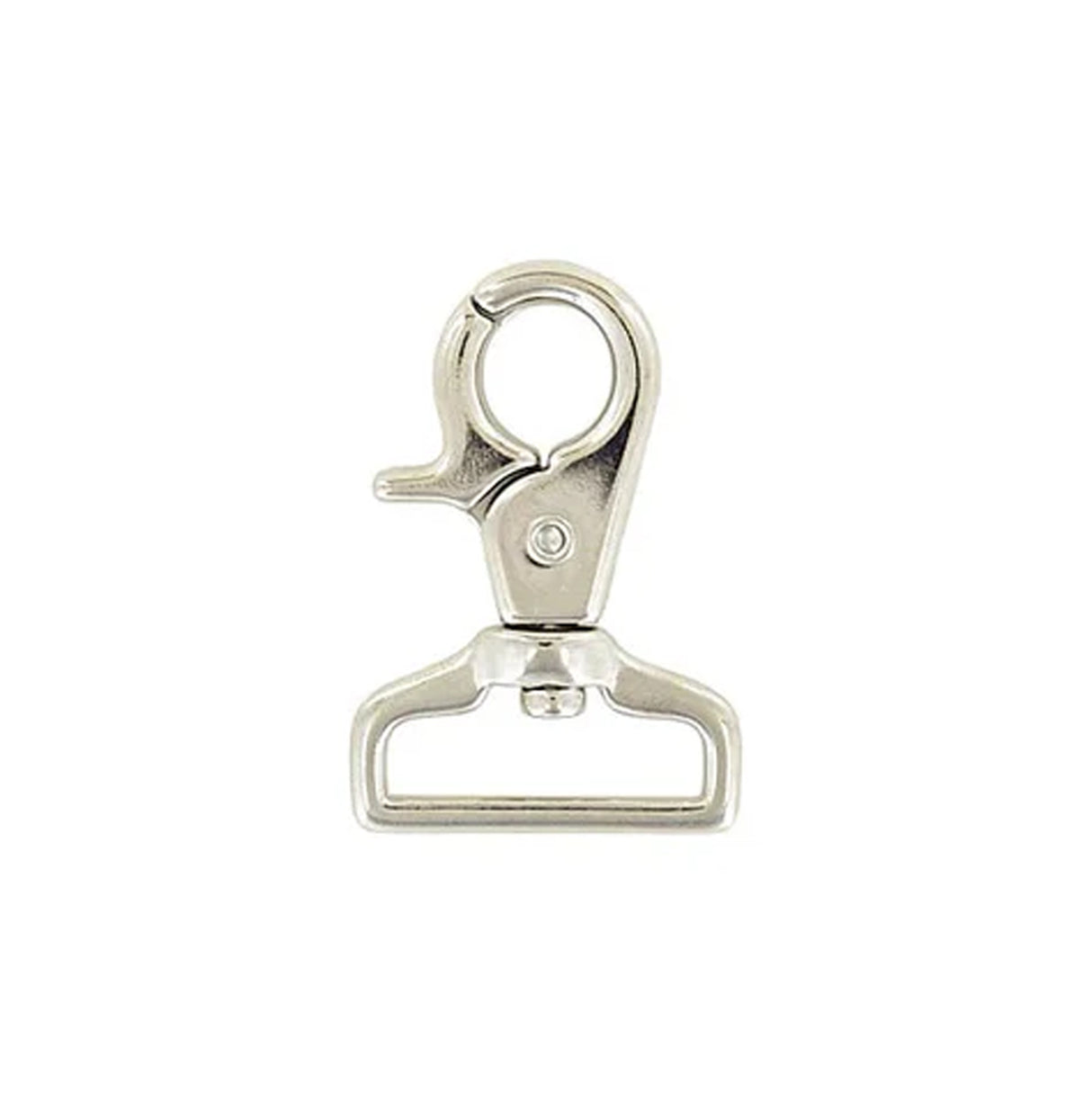 1" Nickel, Trigger Swivel Snap Hook, Zinc Alloy- 4pk
