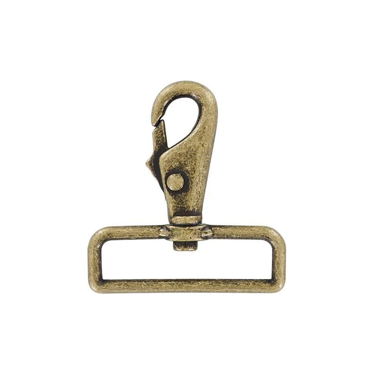 2" Antique Brass, Lever Swivel Snap Hook, Zinc Alloy-PK4
