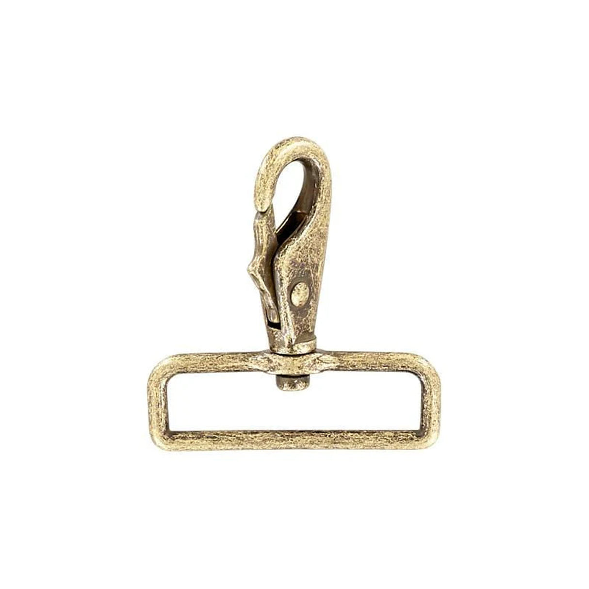 2" Antique Brass, Lever Swivel Snap Hook, Zinc Alloy-PK4