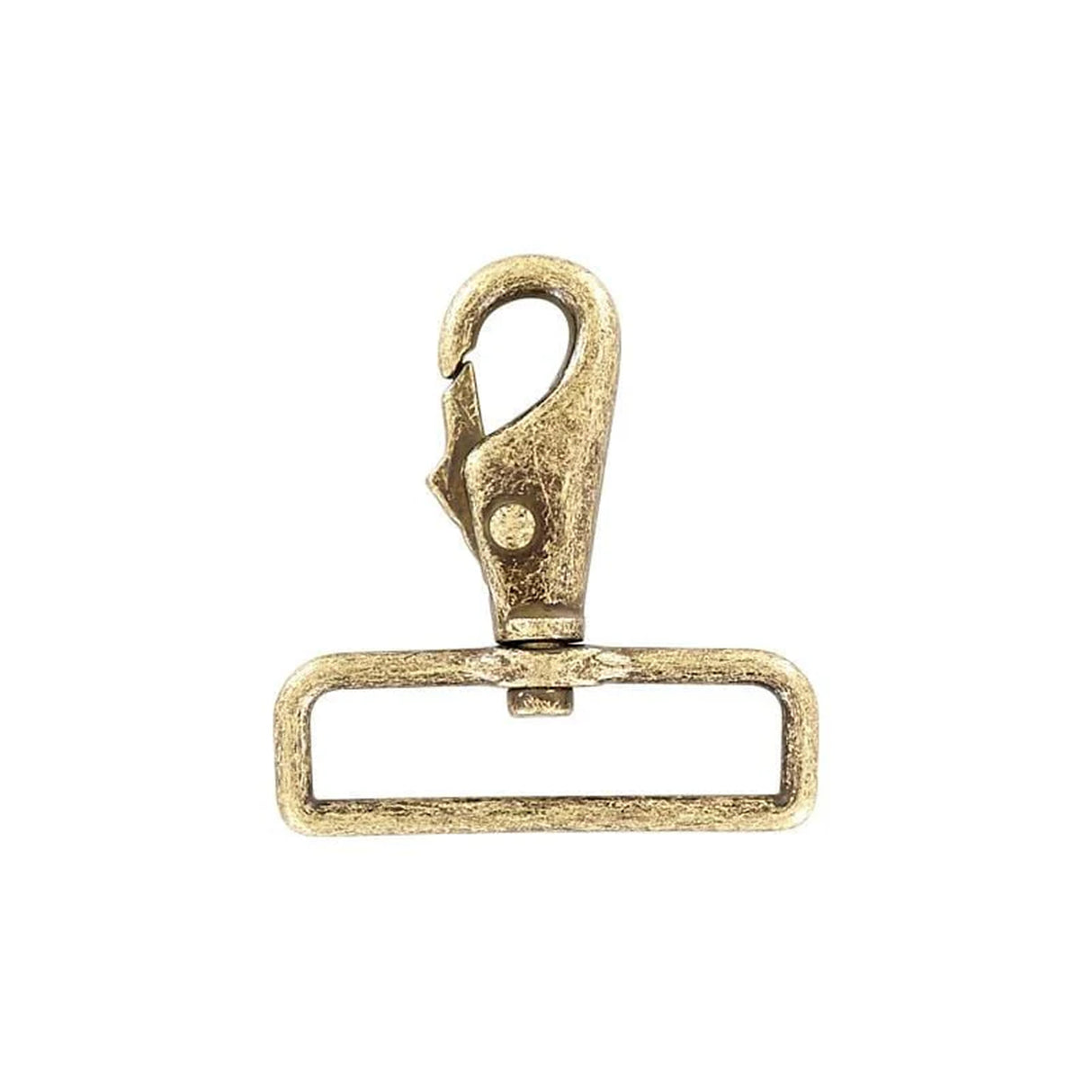 2" Antique Brass, Lever Swivel Snap Hook, Zinc Alloy-PK4
